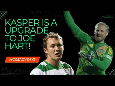 Aiden Mcgeady Praises Kasper Schmeichel and Says His a Upgrade to Joe Hart