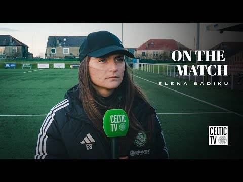 Elena Sadiku n The Match | Spartans 0-5 Celtic FC Women (22/12/24)