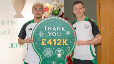 Celtic FC Foundation Christmas Appeal raises and distributes astonishing total of Â£412k