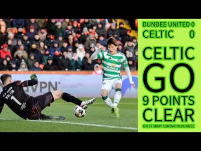 Dundee United 0 CELTIC 0: CELTIC Draw In Stormy Dundee To Be 9 Points Up At Christmas!!
