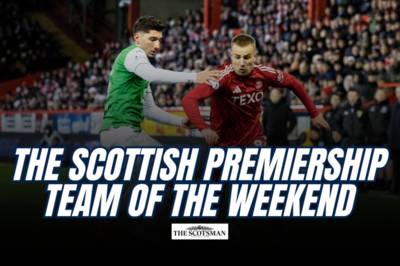 Rangers duo, tenacious Hearts man, Hibs heroic pair – Scottish Premiership team of the weekend plus gallery