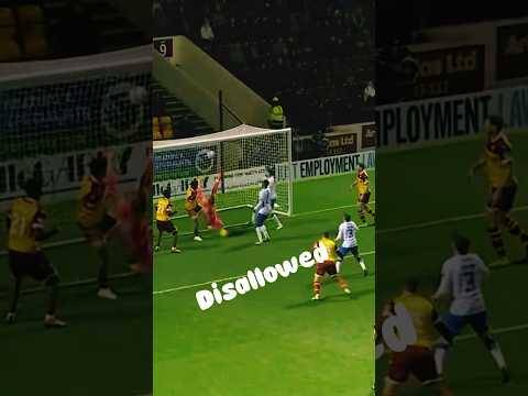 Shocking Replay of Controversial Disallowed Goal Motherwell vs Rangers