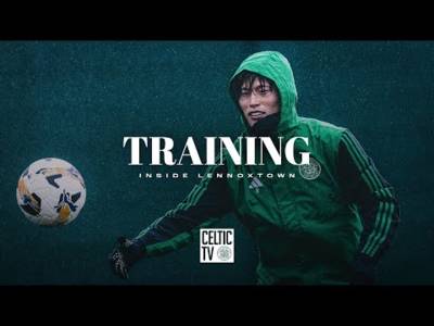 Inside Lennoxtown | The Celts trained in the rain on Hogmanay ahead of Rangers game (31/12/24)