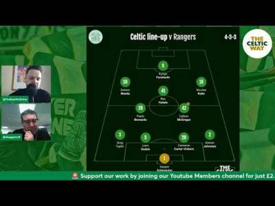 Rangers vs Celtic line-up REACTION + build-up