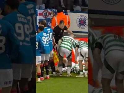 Safety Chaos ERUPTS at IBROX as Engles struck by missiles