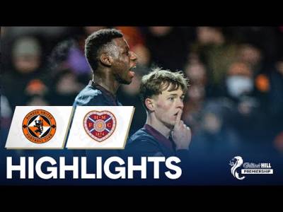 Dundee Utd 0-1 Hearts | Penrice Volley Ends United’s Winning Streak | William Hill Premiership