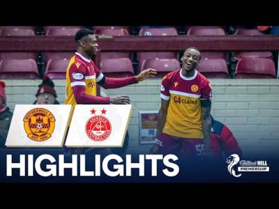 Motherwell 2-0 Aberdeen | Red Card Seals Dons Defeat | William Hill Premiership