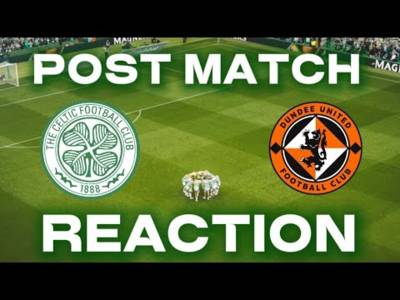 Post Match Reaction // Celtic V Dundee Utd // the Four Leaf Clover Podcast //