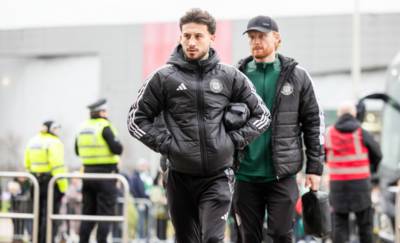 Celtic forced into late Dundee Utd line-up change, key winger drops out