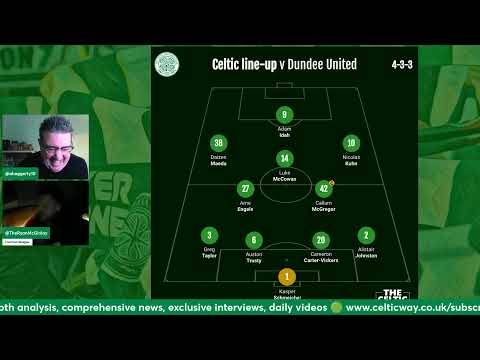 Celtic v Dundee United &ndash; Team news and REACTION