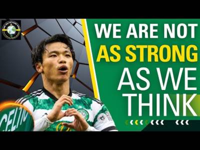 Khun Thigh STRAIN Before Celtic V Dundee UTD