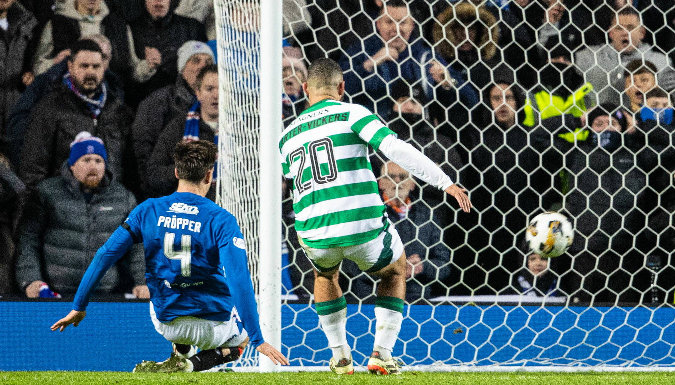 My family started filming at that corner I scored from &ndash; Robin Propper against Celtic