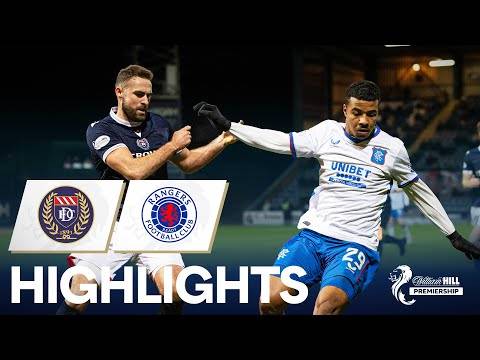 Dundee 1-1 Rangers | Rangers Held At Dundee To Fall Further Adrift Of Top | William Hill Premiership