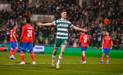 Johnny Kenny issues a six-word reaction after making Celtic debut during win v Ross County