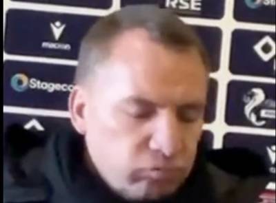 Rodgers Left Shaking His Head After Ibrox Question