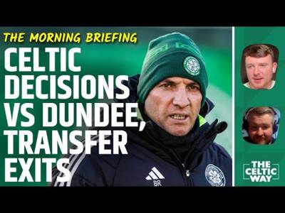 Brendan Rodgers Celtic calls vs Dundee, transfer exits