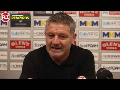 Tony Docherty hails his players for HEROIC performance v Celtic