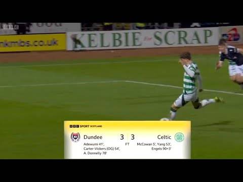 BBC Sportscene Highlights Of Dundee 3-3 Draw Against Celtic