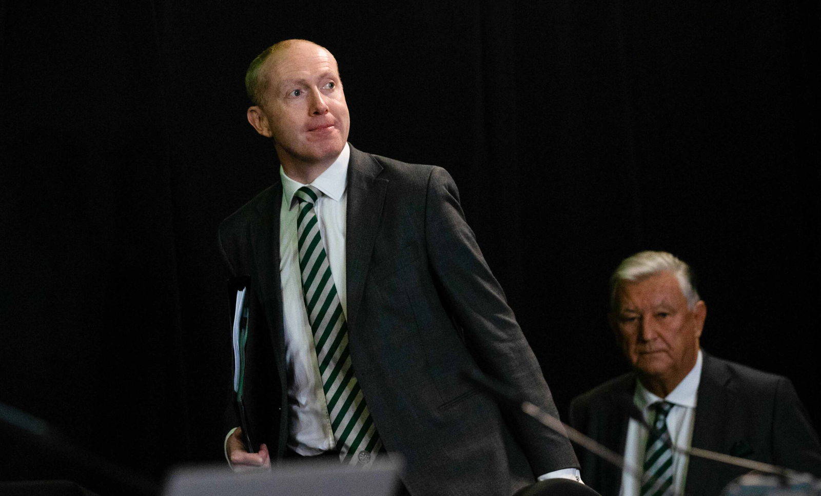The Celtic CEO still plays the Invisible Man. It
