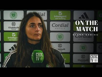 On the Match with Elena Sadiku | Celtic FC Women 1-2 Rangers (18/01/25)
