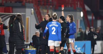 ‘Perplexing’ Rangers red card explained as Jo Potter’s face says it all after confusing Celtic flashpoint