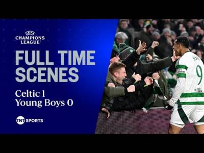 FULL-TIME SCENES: Celtic secure Champions League play-off spot with late win ðŸ€ #UCL