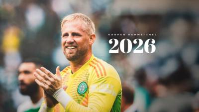 Kasper Schmeichel extends contract with Celtic until summer of 2026 Kasper Schmeichel extends contract with Celtic until summer of 2026