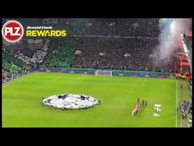 ðŸ”ŠSOUND ON: Itâ€™s an electric atmosphere at Celtic Park as the Champions League anthem rings out