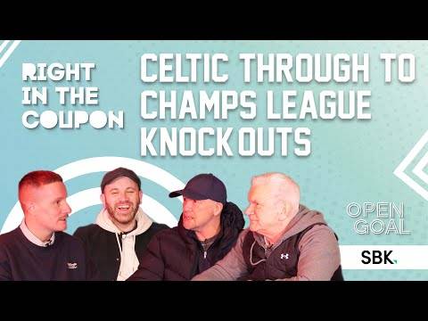 CELTIC ARE THROUGH TO CHAMPIONS LEAGUE KNOCK-OUTS + KYOGO SET TO LEAVE? | Right In The Coupon