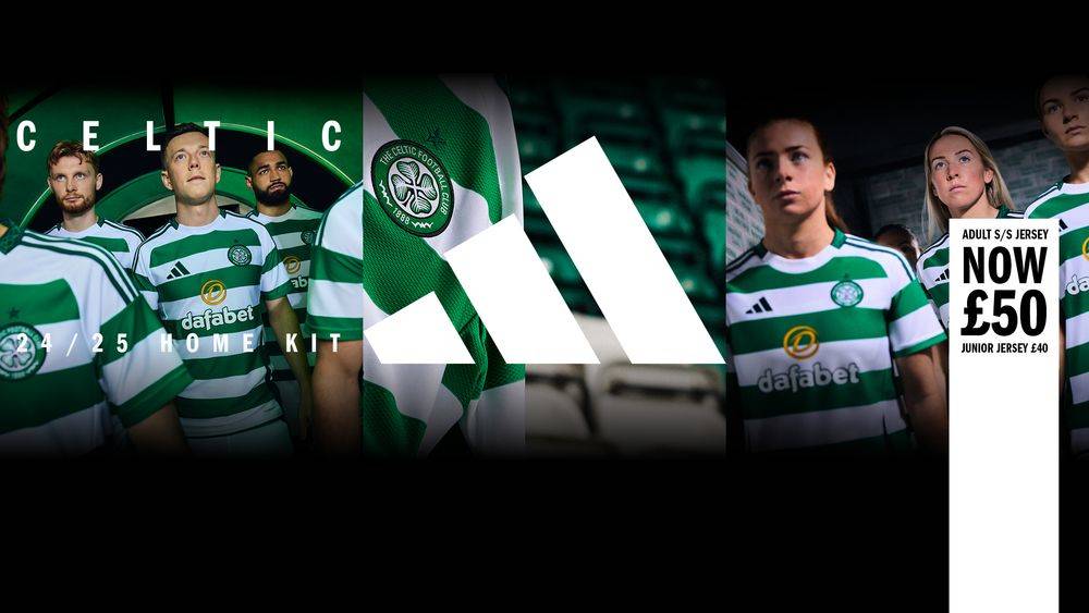 Celtic FC Home and Away Kit reductions