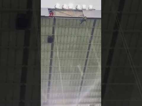 Celtic Park Roof Being Repaired #stormeowyn #celtic #celticfc #football #spfl #celticpark
