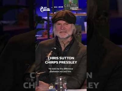 Chris Sutton winding up Steven Pressley? Surely not…