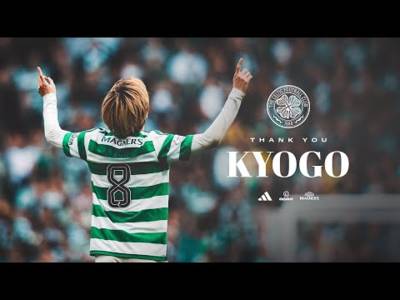 Forever a Celtic Icon. Best of luck and thank you, Kyogo