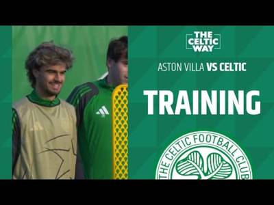 WATCH Celtic in training ahead of facing Aston Villa in the Champions League | Jota returns