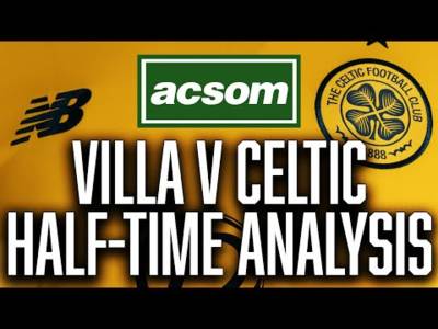 Aston Villa v CELTIC // LIVE Champions League Half-Time Analysis // A Celtic State of Mind // ACSOM