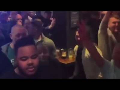 Celtic Fans in BIRMINGHAM