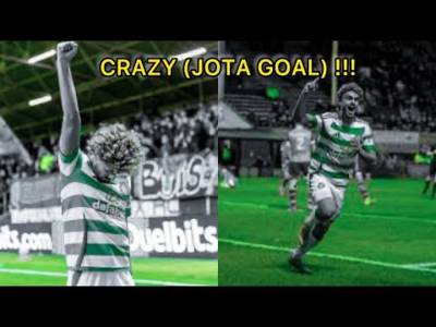 Crazy!!! Jota Goal Fan Celebration ( Motherwell V Celtic 1-3 )!!!
