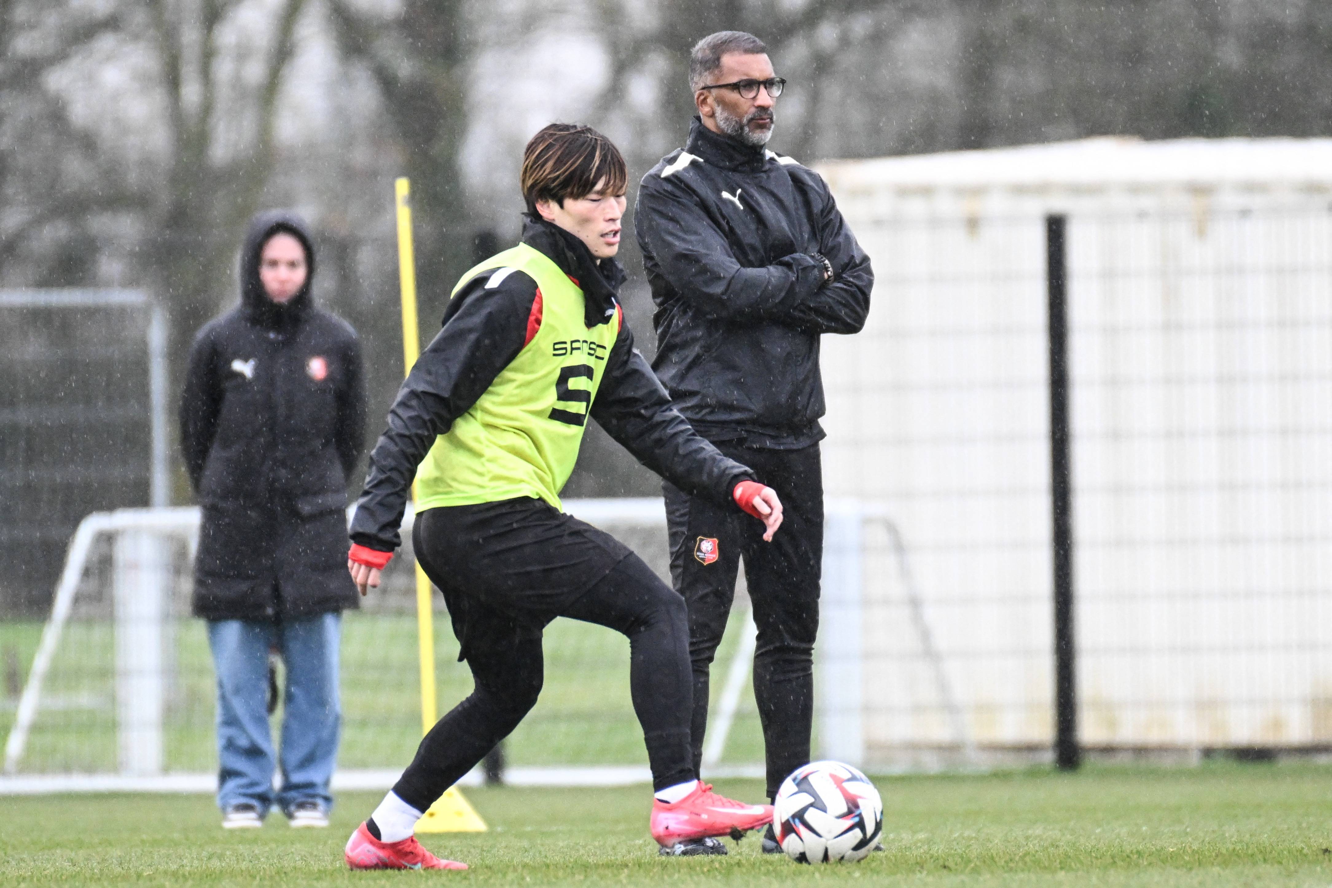Kyogo Furuhashi’s Rennes debut ends in drama but ex-Celtic hitman hooked early for 17y/o