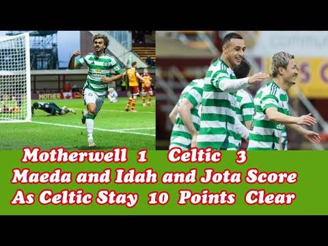 motherwell-1-celtic-3-dream-3rd-debut-for-jota-celtic-10-points-clear
