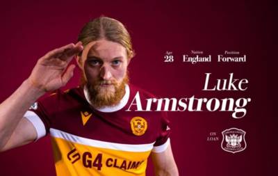 Team’s Up – Motherwell debut for Luke Armstrong, Tony Watt on bench