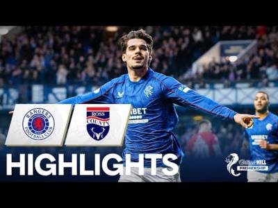 Rangers 4-0 Ross County | Hagi Double Continues Rangers’ Run | William Hill Premiership