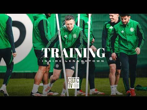 Training | The Bhoys are putting in the work ahead of another big night at Paradise! (04/02/24)