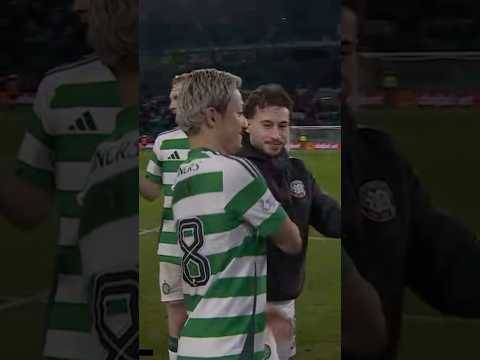 CELTIC PLAYERS Relax After DEMOLITION of Raith Rovers