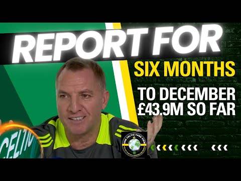 BREAKING NEWS Celtic profit so far this season £43.9m