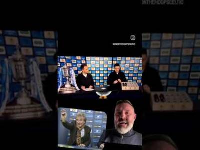 Scottish Comedian Paul Black Laughs at Rangers Not Being in the Scottsh Cup Draw