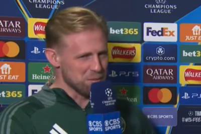 Celtic No1 Schmeichel blindsided by bombshell confession & apology from ex-team-mate