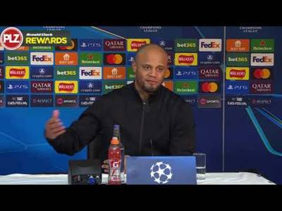 Vincent Kompany Reaction Post Celtic Victory in the Champions League!