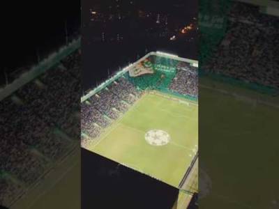 Celtic Park From Above #celticfc #bayernmunich #championsleague #football #celticfans