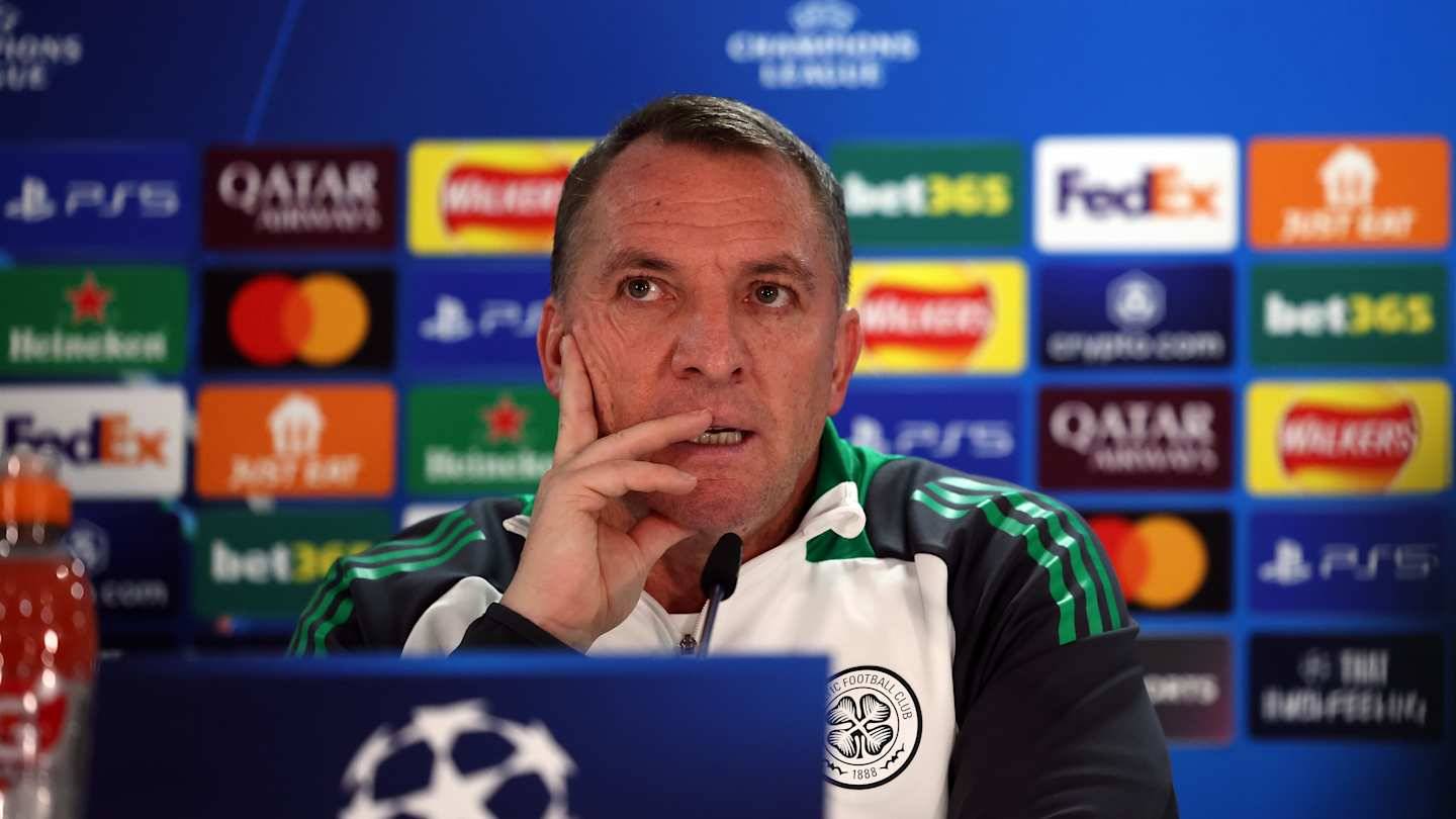 Celtic boss Brendan Rodgers reacts to Harry Kane injury news