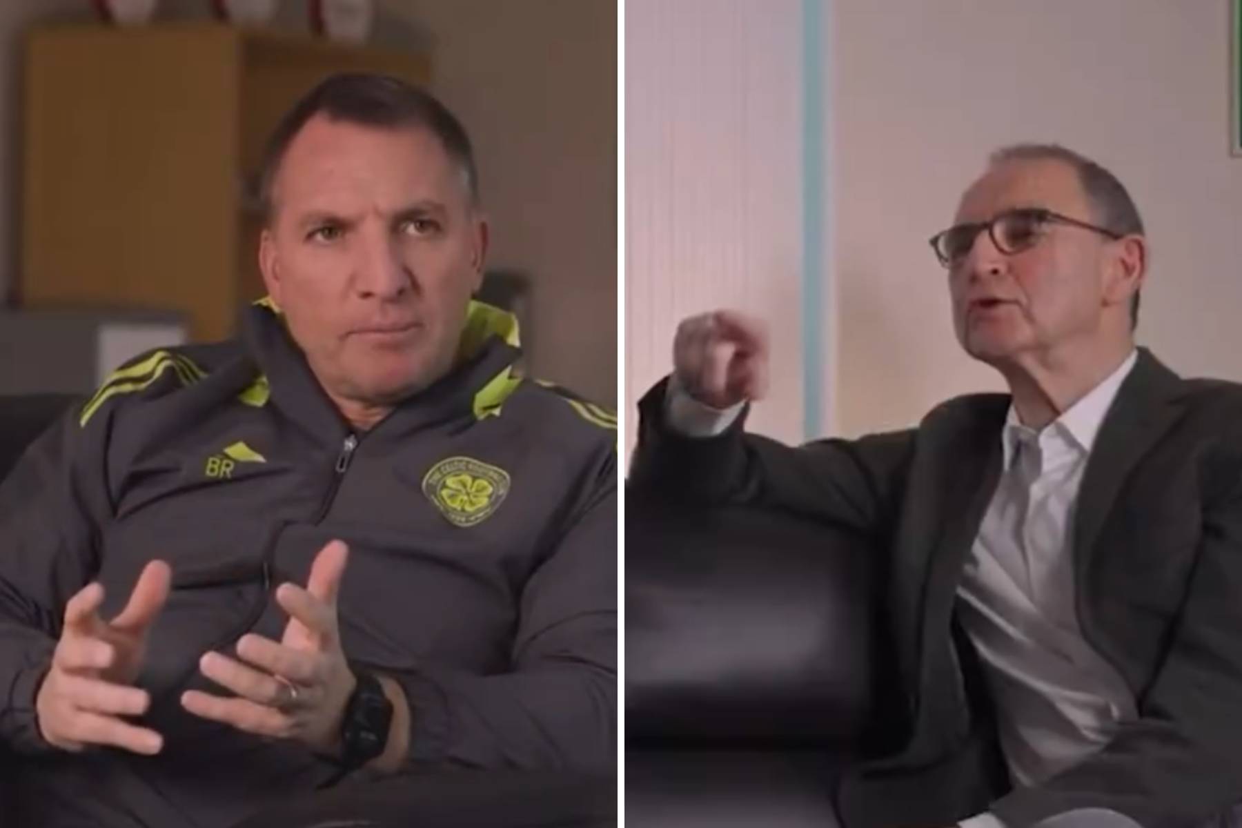 ‘Continue off camera’ &ndash; Awkward moment O’Neill confronts Rodgers over Celtic exit